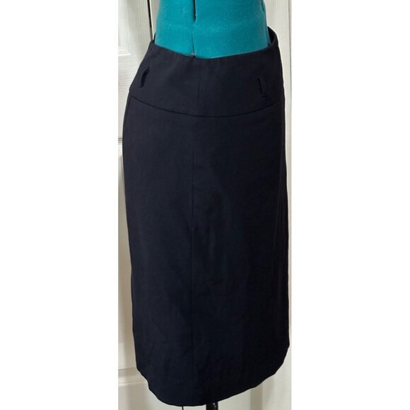 Women's Apt. 9 Brand Straight & Pencil Black Skirt Polyester Blend Size 8 - Picture 13 of 13